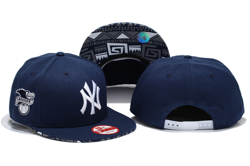 MLB New York Yankees NE Snapback Hat #131